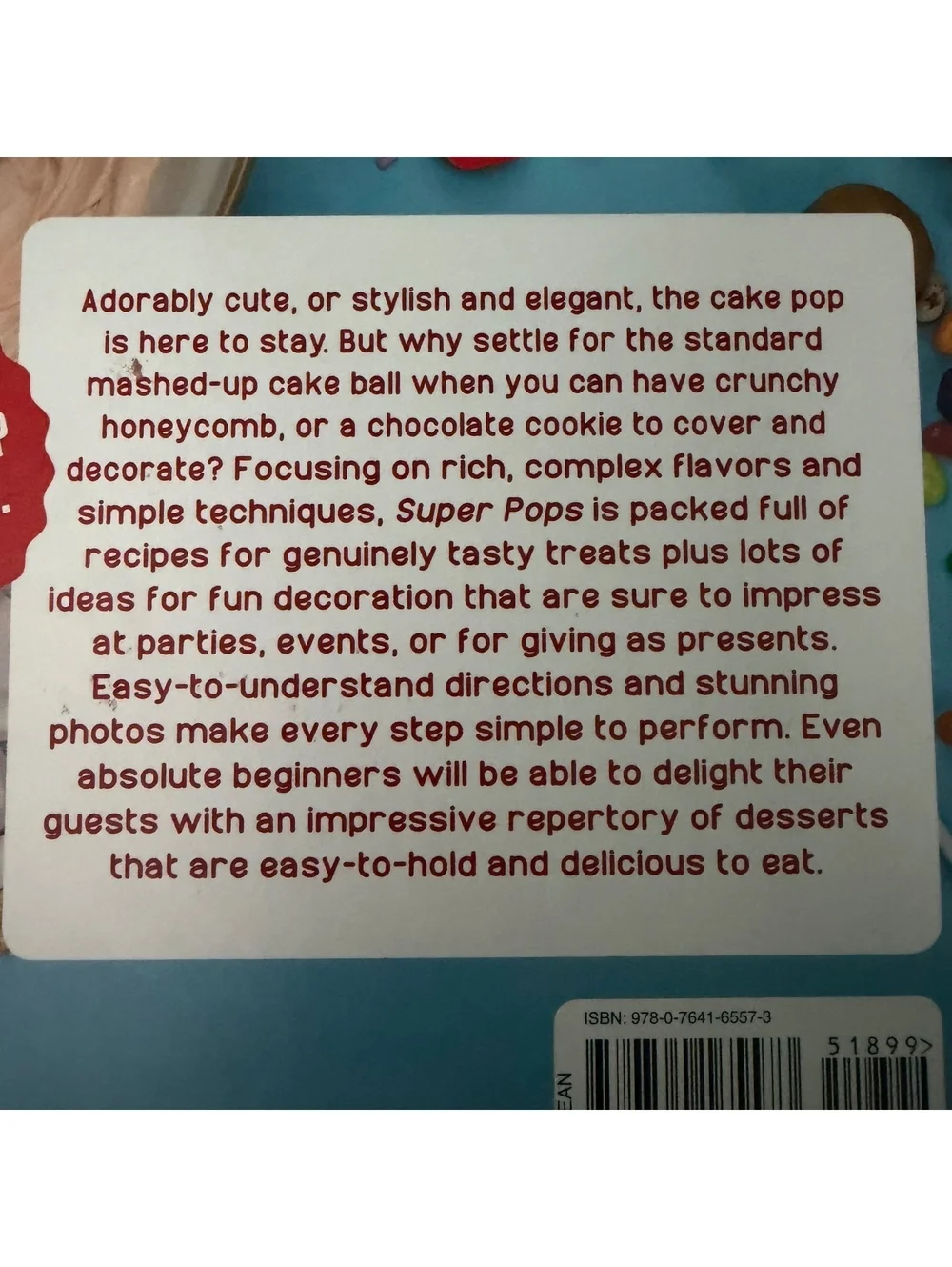 Super Pops Cake Pops Recipe Book by Tamsin Aston with Judith Fertig